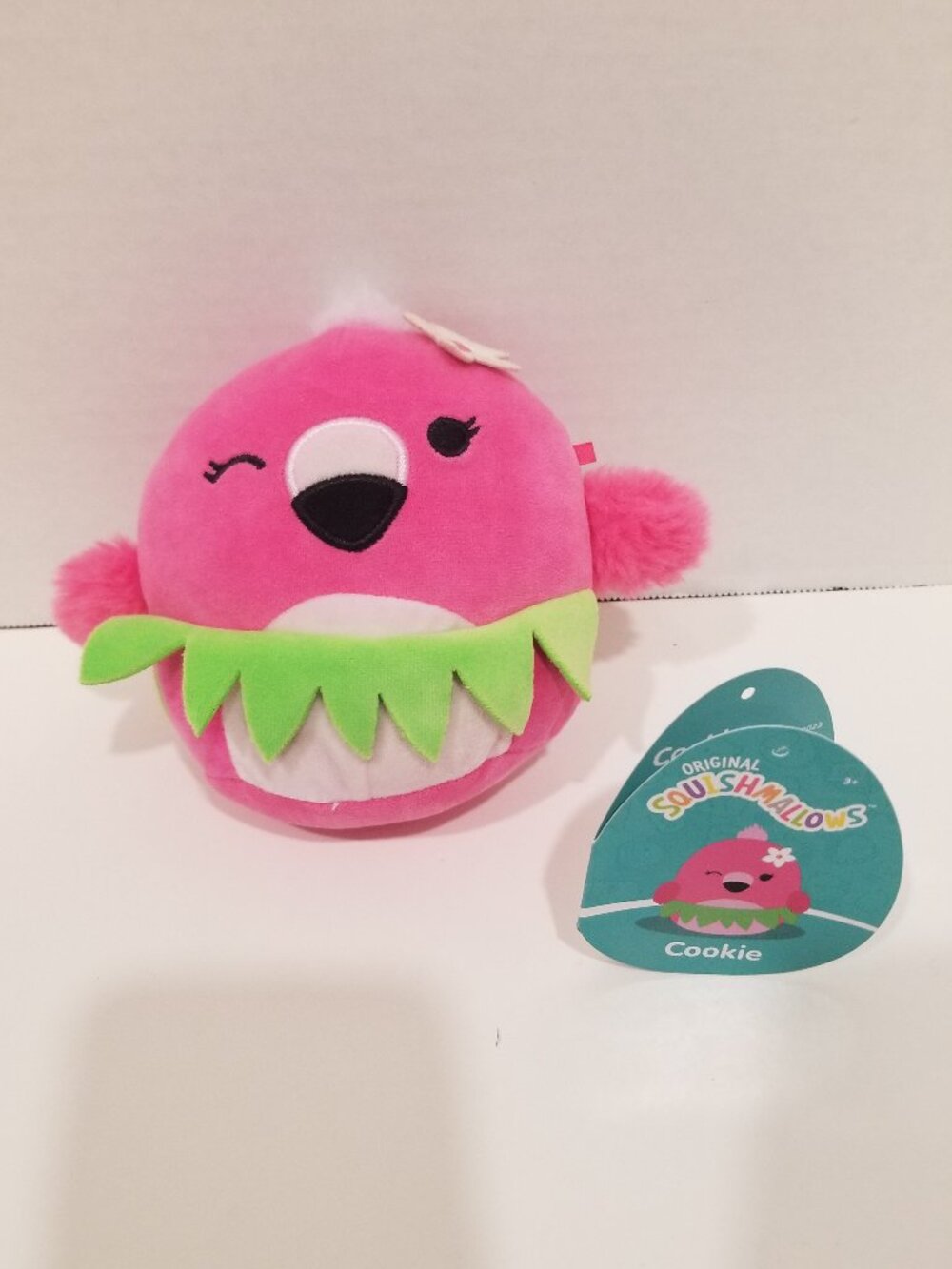 Squishmallows Cookie the Flamingo, 5", EUC